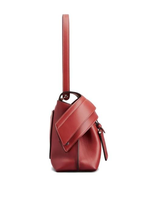 Tod's Red Schultertasche Aus Leder