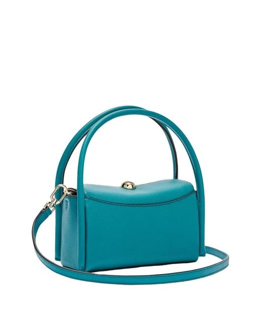Furla Blue Mini Nicole Tote Bag