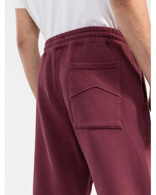 Pantalones de chándal con logo bordado Rhude de hombre de color Red