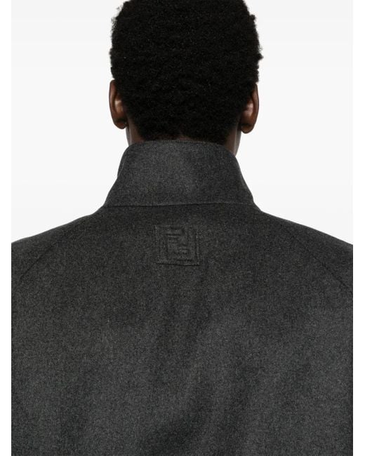 Fendi Black Cashmere Blouson for men