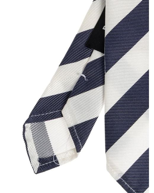 DSquared² Blue D2 Striped Tie for men