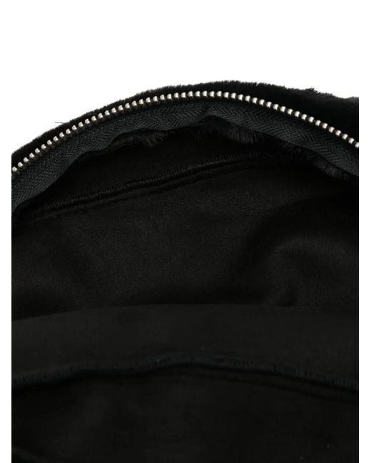 Apparis Black Jumbo Noor Zip-Up Clutch Bag