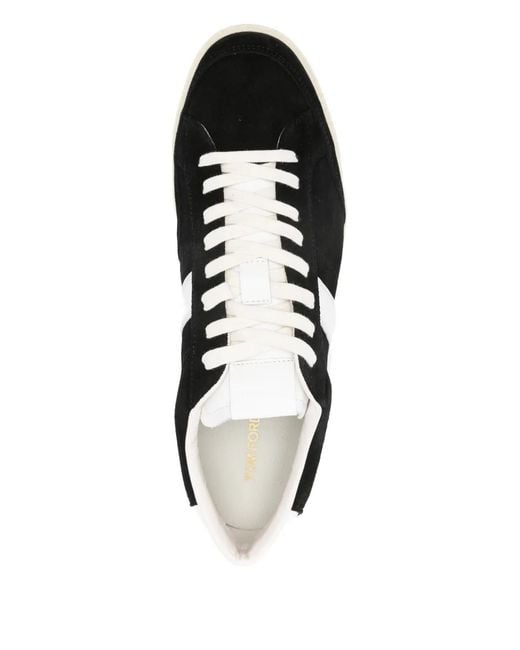 Tom Ford Black Suede Sneakers for men