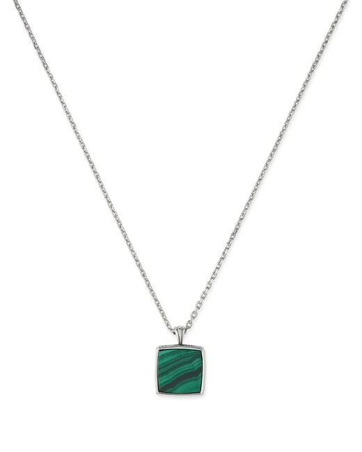 Emanuele Bicocchi Metallic Malachite-Amulet Necklace