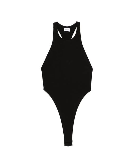 ANDAMANE Black Fonda Racerback Bodysuit