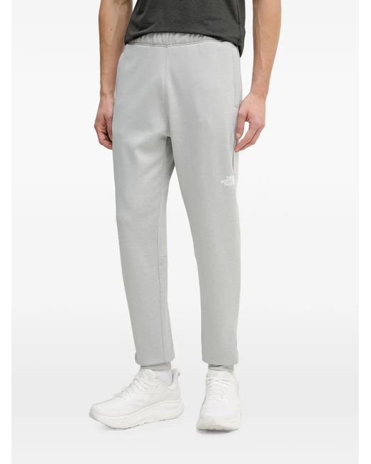 The North Face Gray Logo-Print Track Pants for men