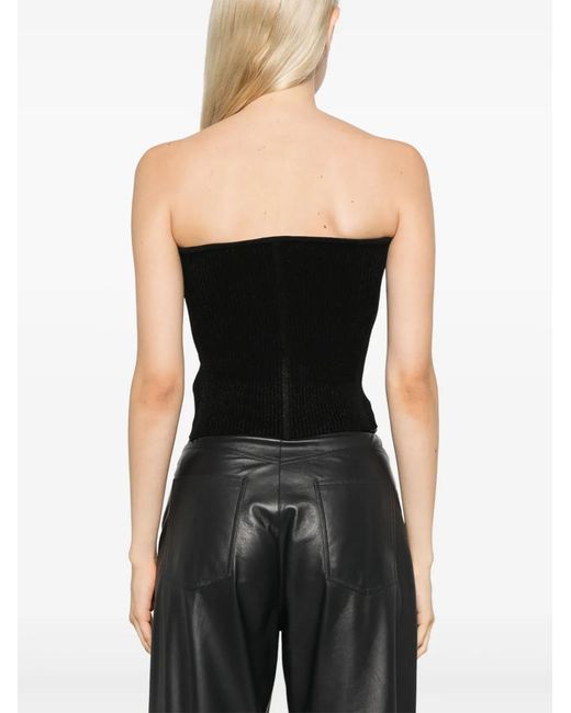 Peserico Black Lurex Top