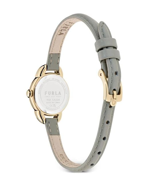 Furla White Leather Strap 28Mm