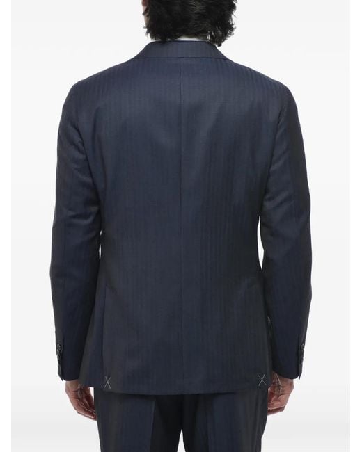 Costume À Veste À Simple Boutonnage Corneliani pour homme en coloris Blue
