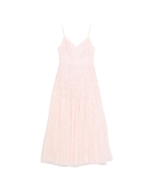 Needle & Thread Pink Maeva Cami Ankle Gown