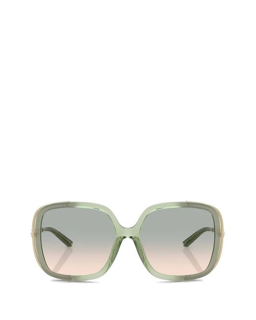 COACH Gray Gradient Square-Frame Sunglasses