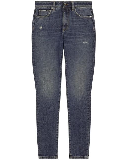 Dolce & Gabbana Blue Audrey Cotton Jeans