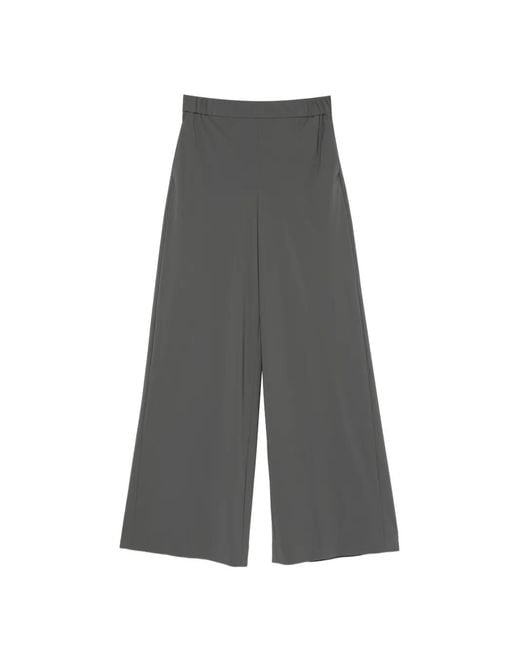 Rrd Gray Wide-Leg Elasticated-Waist Trousers