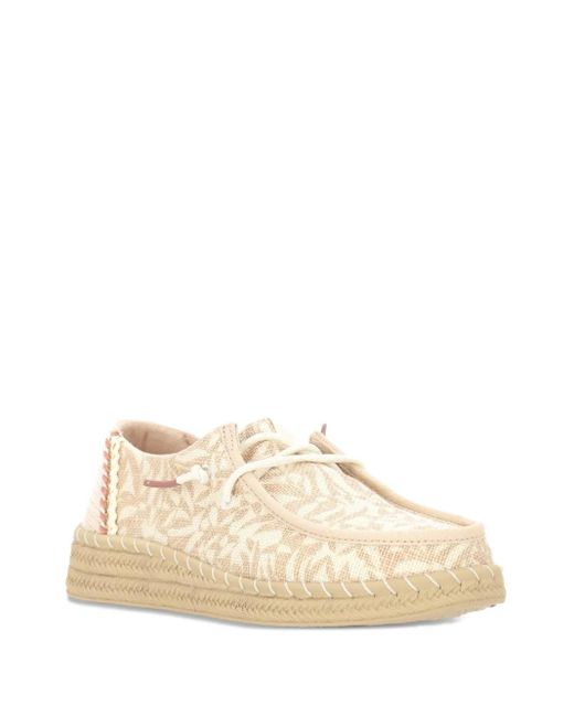 HeyDude Natural Wendy Flat Espadrilles
