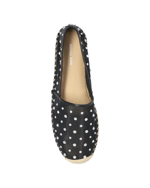 MICHAEL Michael Kors Black Crystal-Embellishment Espadrilles