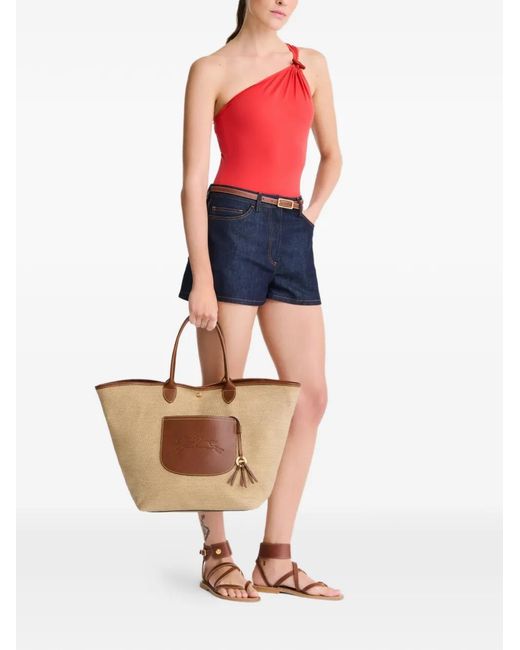 Longchamp Natural Le Panier Pliage