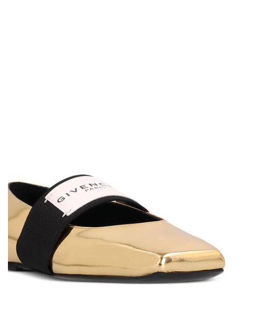 Givenchy Black Elastic-Band Ballerinas