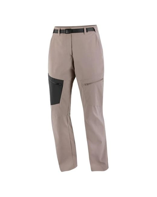 Salomon Gray Pantalon Outerpath À Poches Zippées