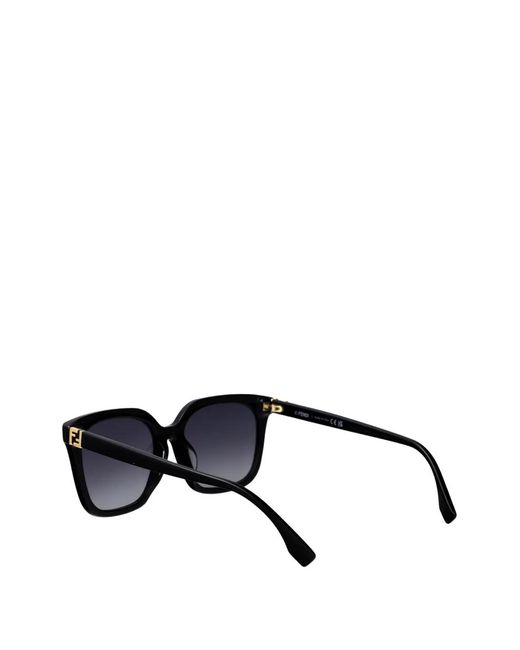 Fendi Black Forever Square Sunglasses