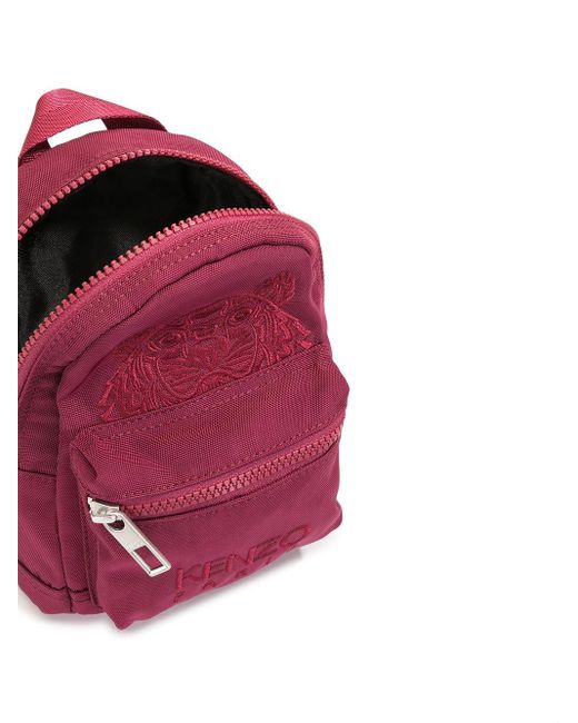 kenzo tiger backpack pink