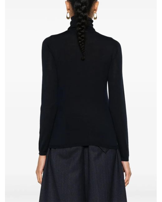 Max Mara Black Virgin Wool Sweater - Women's - Virgin Wool