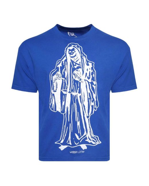 Warren Lotas Blue Scales Of Justice T-Shirt for men