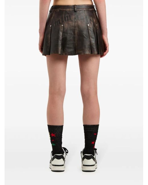Palm Angels Black Lea Minirock