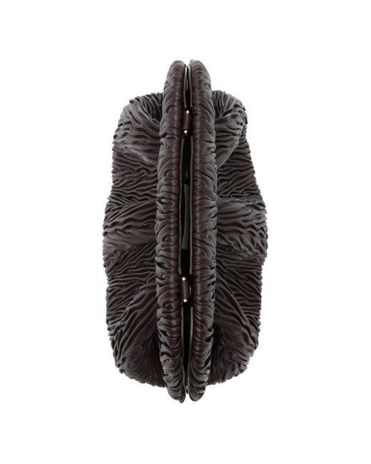 THEMOIRÈ Black Medium Bios Clutch Bag