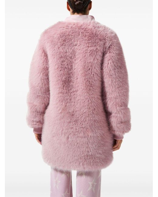 Perfect Moment Pink Faux-fur Coat