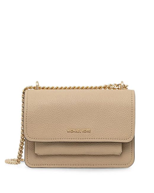 MICHAEL Michael Kors Natural Grained Leather Shoulder Bag