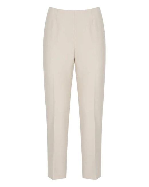 Peserico Natural Pantalon Fendu