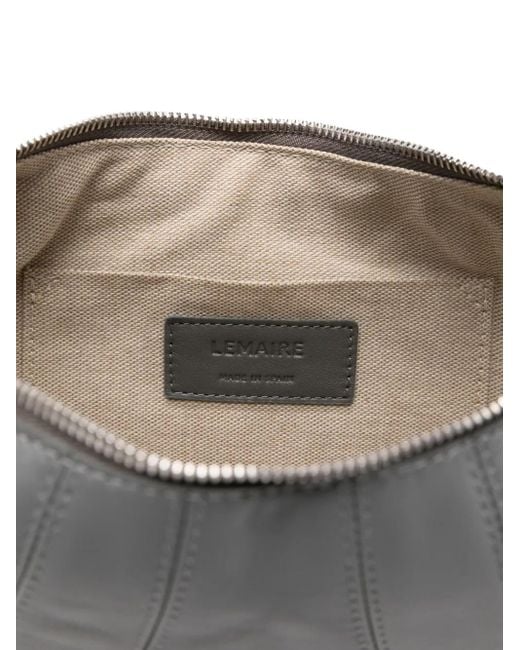 Lemaire Gray Mini Fortune Croissant Tote Bag