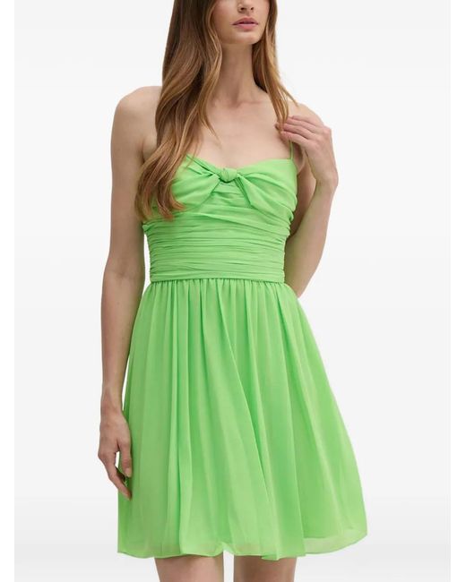 Polo Ralph Lauren Green Robe Courte À Détail De Nœud