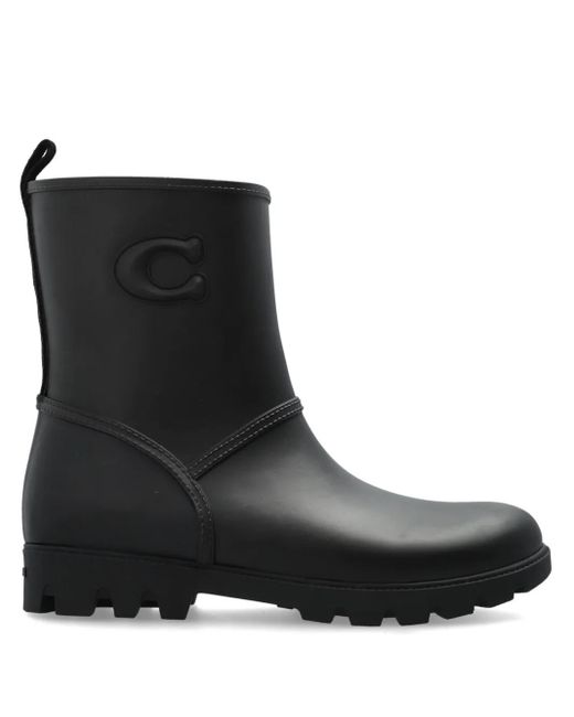 COACH Black Ryder Gummistiefel