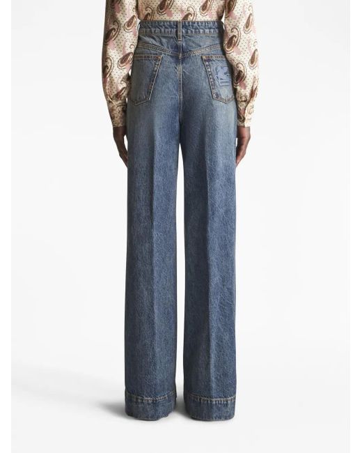 Etro Flared Jeans in het Blue