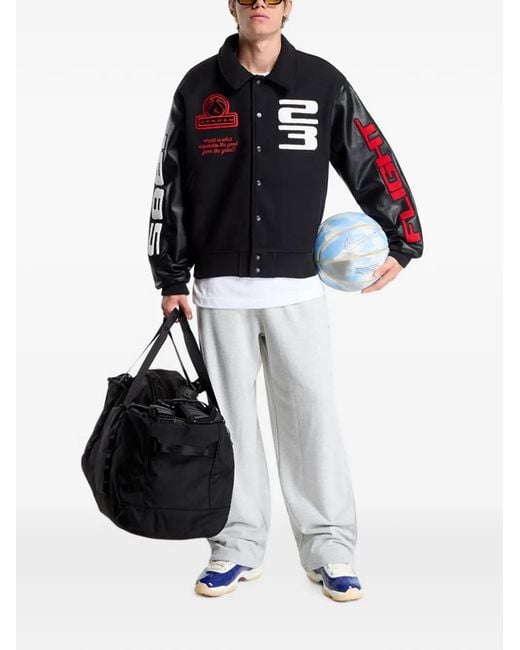 Nike Black Flight Varsity Jacket for men