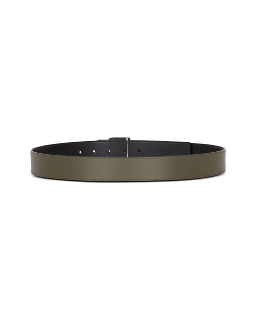 Cinturón B-Belt reversible Balmain de hombre de color Black