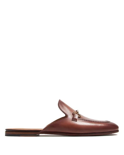 Magnanni Shoes Brown Stella V Mules for men