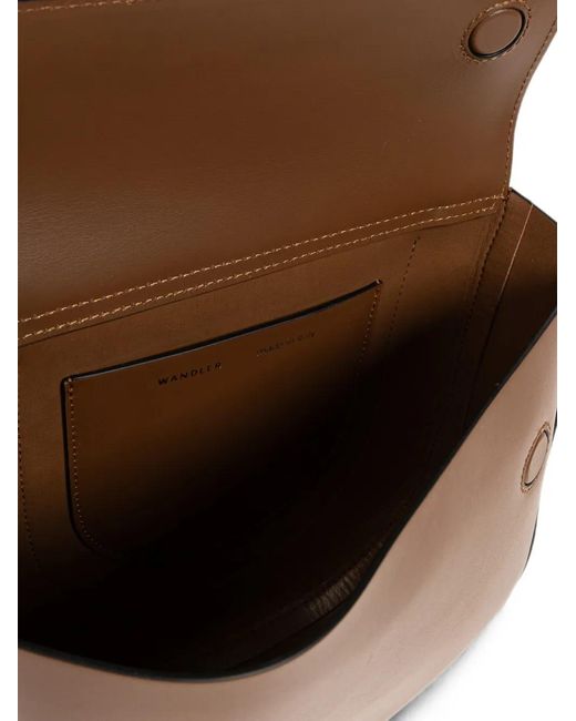 Wandler Brown Hortensia Leather Tote Bag