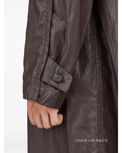 Parka Con Botones Ferragamo de hombre de color Brown