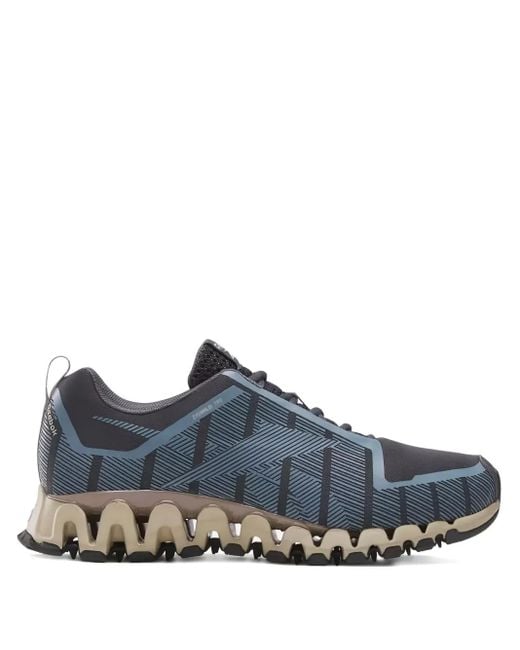 Reebok Blue Zigwild Trail 6 "Soft Slate" Sneakers for men