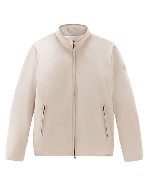 Woolrich White Sailing Two-layer Bomber Jacket for men