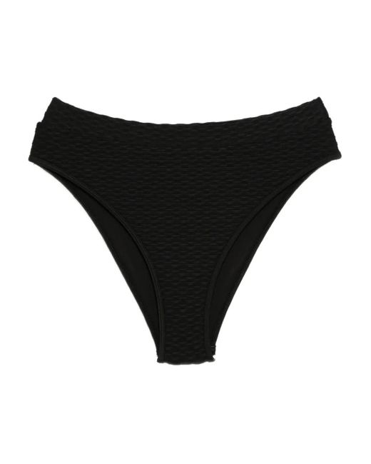 Duskii Black High-Waist Bikini Bottoms