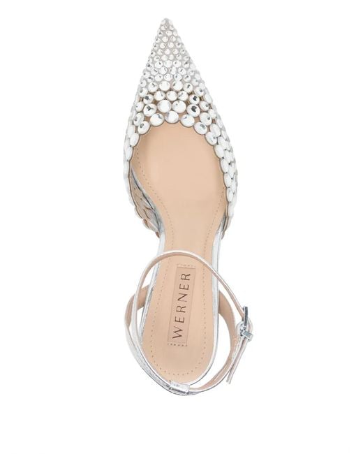 Werner White Giorgia Pumps