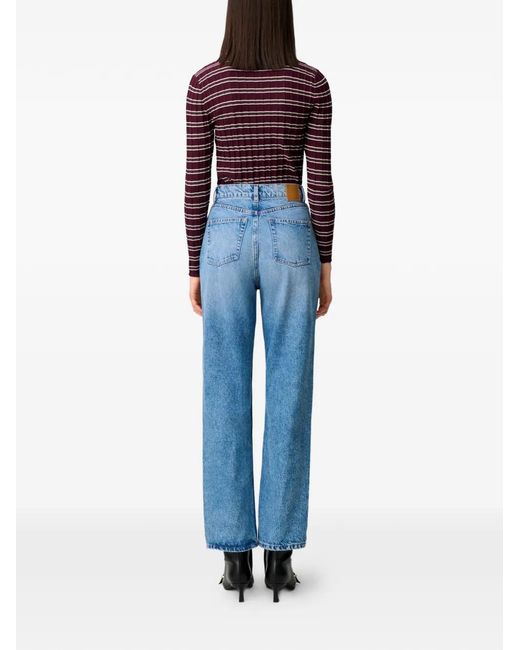 Claudie Pierlot Blue Five-Pocket Jeans