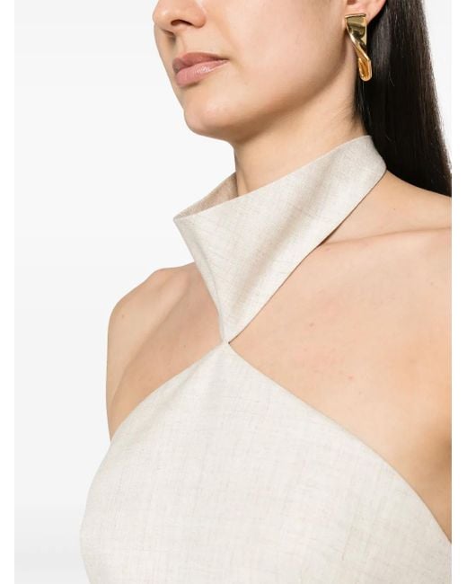 Philosophy Di Lorenzo Serafini Cropped Top Met Halternek in het White