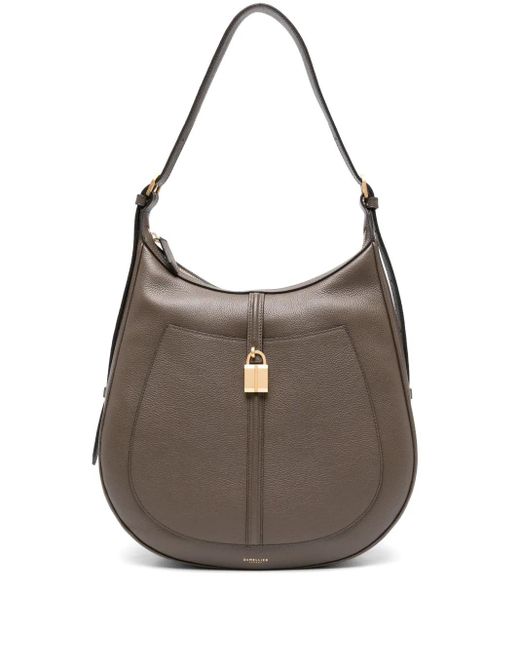 DeMellier London Brown Small Siena Shoulder Bag
