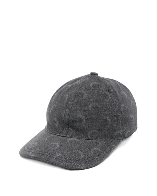 MARINE SERRE ムーン デニムキャップ Gray