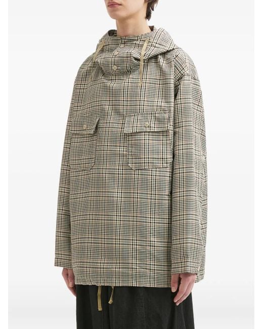 Felpa Con Cappuccio di Engineered Garments in Gray da Uomo