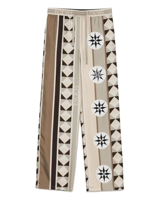 Loewe White Hose Aus Satin